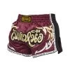 Top King Retro Muay Thai Shorts Red -Boxing Store 1 Top King Retro Muay Thai Shorts Red