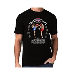 Muay Thai Boxing Kick Logo T-Shirt