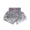 Han Muay Thai Shorts Silver -Boxing Store 105 Han Muay Thai Shorts Silver