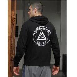 Gracie Jiu Jitsu Black Zip Hoodie -Boxing Store 1111 78fcb76f c938 4c43 a8f3 e9d765a4c69f