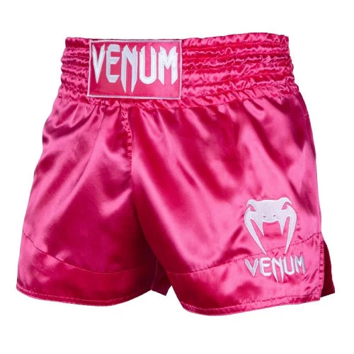 Venum Muay Thai Shorts Classic - Pink/White 3 Venum Muay Thai Shorts Classic - Pink/White