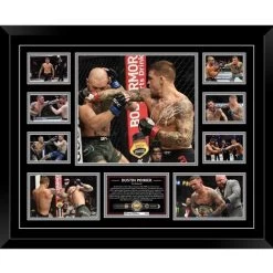 Dustin Poirier UFC Signed Photo Framed Limited Edition