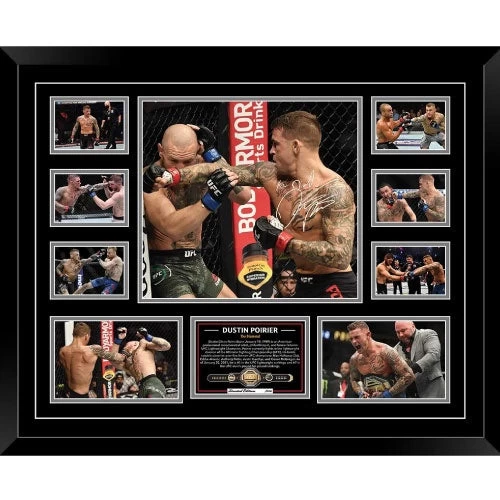 Dustin Poirier UFC Signed Photo Framed Limited Edition 3 Dustin Poirier UFC Signed Photo Framed Limited Edition