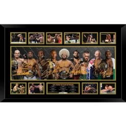 Kings Of UFC Signed Photo Framed Limited Edition