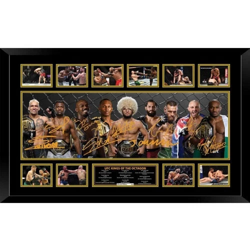 Kings Of UFC Signed Photo Framed Limited Edition 3 Kings Of UFC Signed Photo Framed Limited Edition