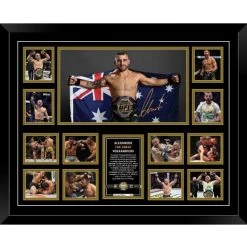 Alexander The Great Volkanovski UFC Signed Photo Framed Limited Edition