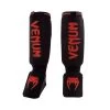 Venum Kontact Shin Guards - Black/Red 1 Venum Kontact Shin Guards - Black/Red -Boxing Store 25 Venum Kontact Shin Guards BlackRed