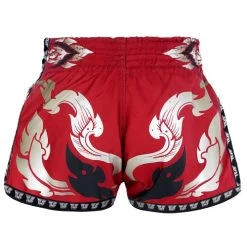 Tuff Red Yantra Retro Muay Thai Shorts -Boxing Store 2 3c9872ea d7d9 4129 ab54 4926712067b4