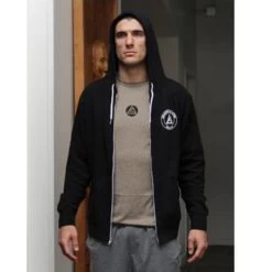 Gracie Jiu Jitsu Black Zip Hoodie -Boxing Store 333 1941e8dc 5089 4819 bbe4 89a2c79ae47a