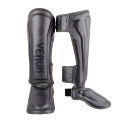 Venum Elite Standup Shinguards - Grey/Grey