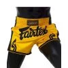 Fairtex Slim Cut Muay Thai Shorts Yellow/Black BS1701 -Boxing Store 37 Fairtex Slim Cut Muay Thai Shorts YellowBlack BS1701