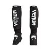 Venum Kontact Shin Guards - Black/White -Boxing Store 42 Venum Shin Instep Guards