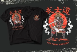 Fight Factory Bushido Range Samurai T Shirt 6 Fight Factory Bushido Range Samurai T Shirt -Boxing Store 444