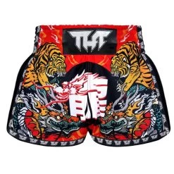 TUFF Retro Muay Thai Shorts Chinese Dragon Tiger