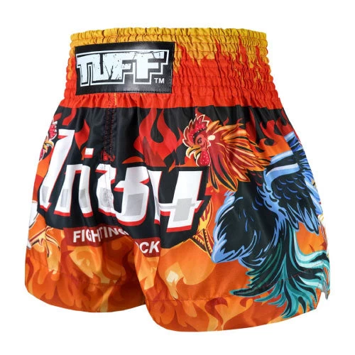 TUFF Fighting Rooster Muay Thai Shorts 4 TUFF Fighting Rooster Muay Thai Shorts - Image 2
