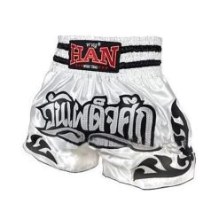 Han Muay Thai Shorts The Showdown - White