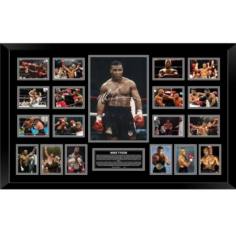 Mike Tyson Heavyweight Champ Signed Photo Framed Limited Edition 3 Mike Tyson Heavyweight Champ Signed Photo Framed Limited Edition
