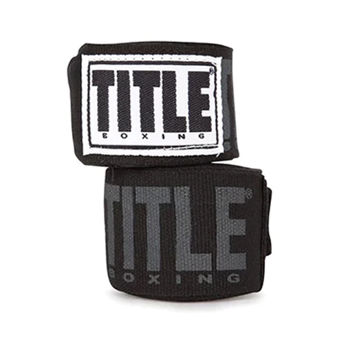 Title Boxing Power-Flex Elite 180" Boxing Hand Wraps Black 3 Title Boxing Power-Flex Elite 180" Boxing Hand Wraps Black