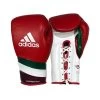 Adidas Adispeed Boxing Gloves Lace Up Red White -Boxing Store 7 Adidas Adispeed Boxing Gloves Lace Up Red White
