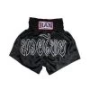 Han Muay Thai Shorts Black White 1 Han Muay Thai Shorts Black White -Boxing Store 72 Han Muay Thai Shorts Black White
