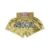 Han Muay Thai Shorts Gold Black -Boxing Store 74 Han Muay Thai Shorts Gold Black