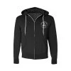 Gracie Jiu Jitsu Black Zip Hoodie -Boxing Store 8 Gracie Black Zip Hoodie