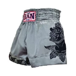 Han Muay Thai Shorts Yak Giant Demon Dark Gray