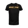Venum Muay Thai Vt T-shirt - Black/Gold -Boxing Store 99 Venum Muay Thai Vt T shirt BlackGold
