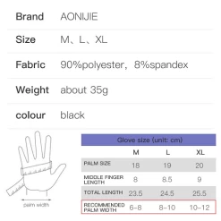 Aonijie Breathable Anti Slip Running Gloves -Boxing Store AONIJIEBreathableAntiSlipRunningGloves4