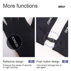 Aonijie Breathable Anti Slip Running Gloves -Boxing Store AONIJIEBreathableAntiSlipRunningGloves6