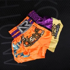 Another Boxer Muay Thai Shorts Orange -Boxing Store AnotherBoxerMuayThaiShortsOrange333