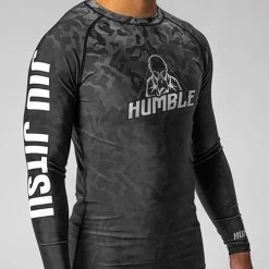 Humble Black Camo Rashguard -Boxing Store Blackcamosideview1500x500x72px