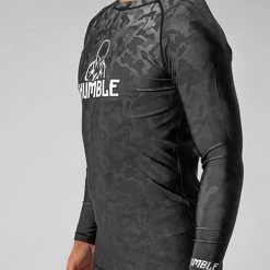 Humble Black Camo Rashguard -Boxing Store Blackcamosideview2500x500x72px