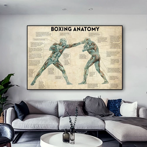The Anatomy Of Boxing Canvas Print 5 The Anatomy Of Boxing Canvas Print - Image 3