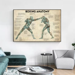 The Anatomy Of Boxing Canvas Print 9 The Anatomy Of Boxing Canvas Print -Boxing Store BoxingAnatomy3