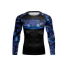 CL Sport Tropics Rashguard Long Sleeve Blue -Boxing Store CL Sport Tropics Blue LS