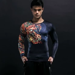CL Sport Chinese Dragon Long Sleeve Rashguard -Boxing Store CLSportChineseDragonLongSleeveRashguard5