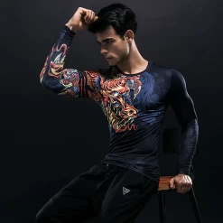 CL Sport Chinese Dragon Long Sleeve Rashguard -Boxing Store CLSportChineseDragonLongSleeveRashguard6