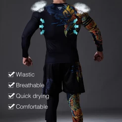 CL Sport Chinese Dragon Long Sleeve Rashguard -Boxing Store CLSportChineseDragonLongSleeveRashguard7