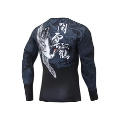 CL Sport Crane Long Sleeve Rashguard -Boxing Store CLSportCraneLongSleeveRashguard2