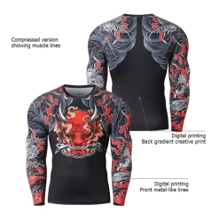 CL Sport Demon Long Sleeve Rashguard -Boxing Store CLSportDemonLSRashguard1