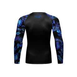 CL Sport Tropics Rashguard Long Sleeve Blue -Boxing Store CLSportTropicsBlueLS1