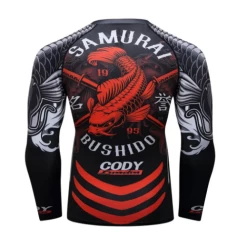 CL Sport Samurai Bushido Rashguard Long Sleeve -Boxing Store CLSportsSamuraiBushidoRashguard