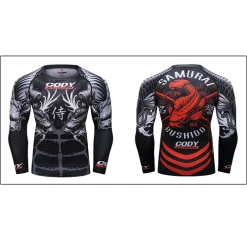 CL Sport Samurai Bushido Rashguard Long Sleeve -Boxing Store CLSportsSamuraiBushidoRashguard4