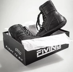 Fiving Fight Gear Professional Boxing Shoes -Boxing Store FivingFightGearProfessionalBoxingShoesBlack