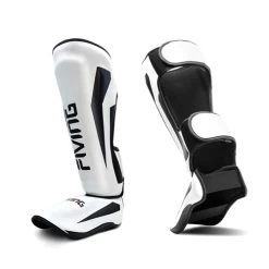 Fiving Fight Gear Shinguards -Boxing Store FivingFightGearShinguardsWhite