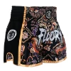 Fluory Eternity Retro Muay Thai Shorts Black Gold 1 Fluory Eternity Retro Muay Thai Shorts Black Gold -Boxing Store Fluory Eternity Retro Muay Thai Shorts Black Gold