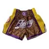 Fluory Eternity Snake Retro Muay Thai Shorts Yellow -Boxing Store Fluory Eternity Snake Retro Muay Thai Shorts Yellow