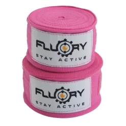 Fluory Boxing Handwraps 3m -Boxing Store FluoryBoxingHandwrapsPink