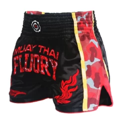 Fluory Eternity Camo Retro Muay Thai Shorts Red -Boxing Store FluoryEternityCamoRetroMuayThaiShortsRed1